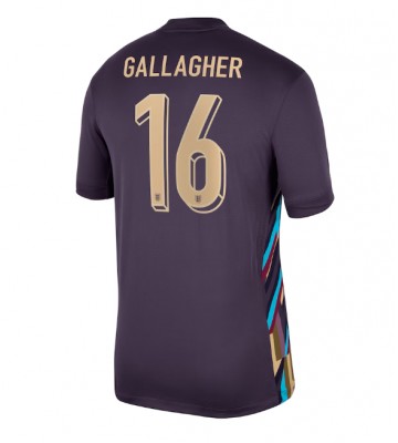 Inglaterra Conor Gallagher #16 Segunda Equipación Eurocopa 2024 Manga Corta